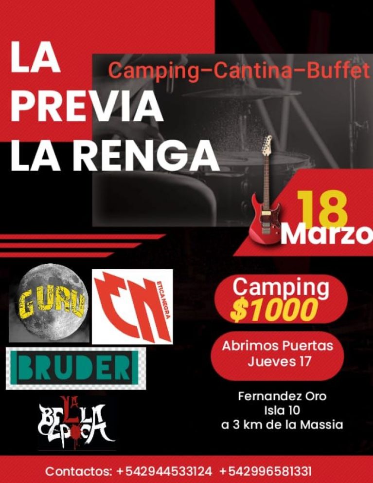 CAMPING PREVIA LA RENGA